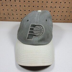 Vintage ANNCO mens brown an khaki Indianpolis Pacers NBA strapback hat OS